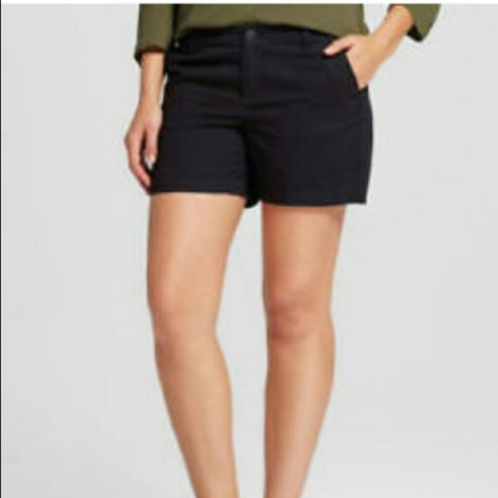 Mossimo black chino shorts